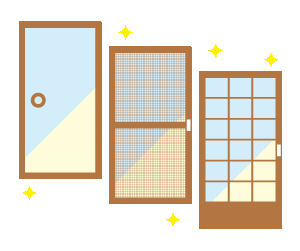 ふすま、障子、網戸の張り替え